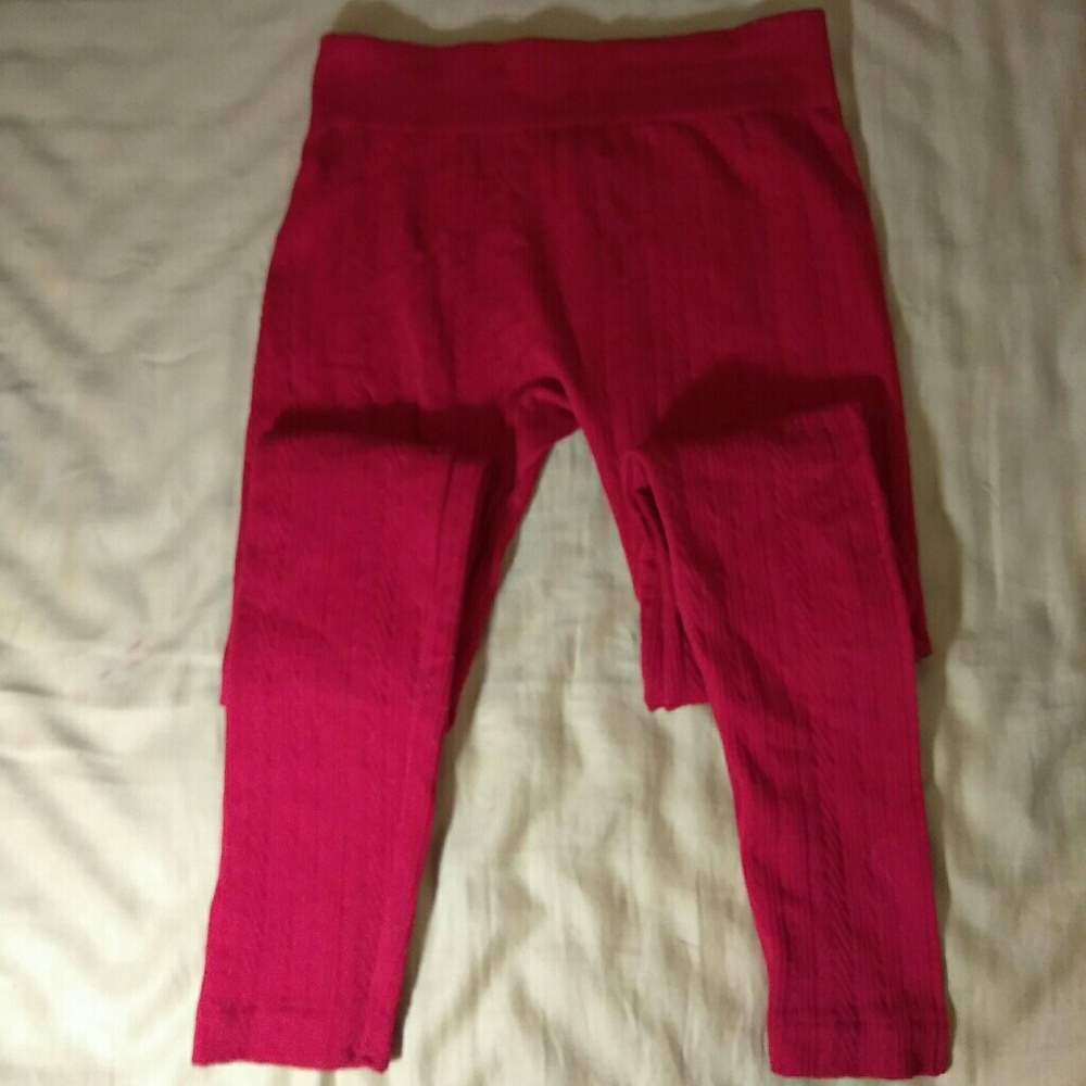 Red long pants